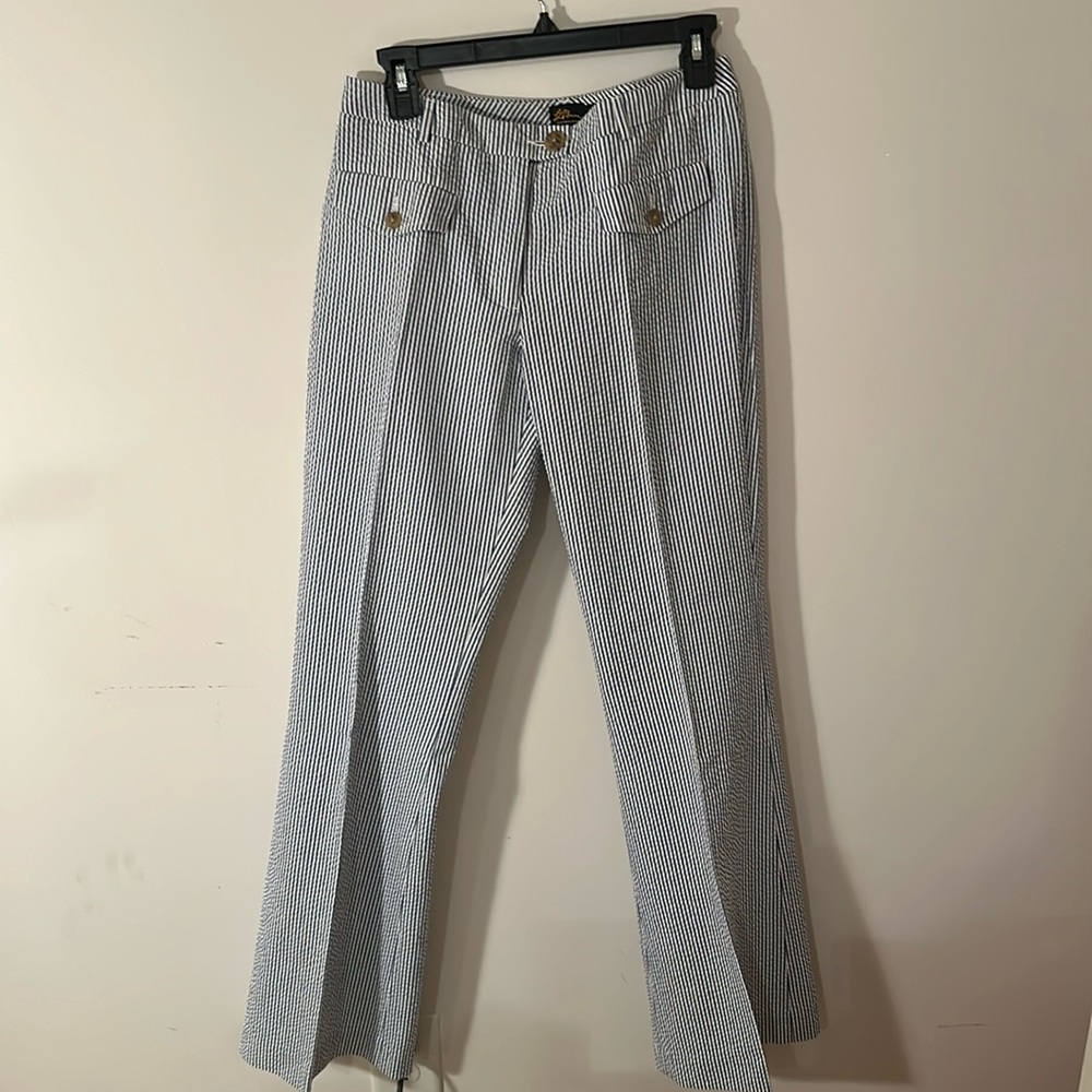 LL Bean Blue Striped Pant
